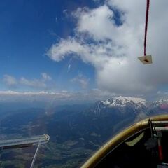 Flugwegposition um 09:33:19: Aufgenommen in der Nähe von Gemeinde Werfen, Österreich in 2329 Meter